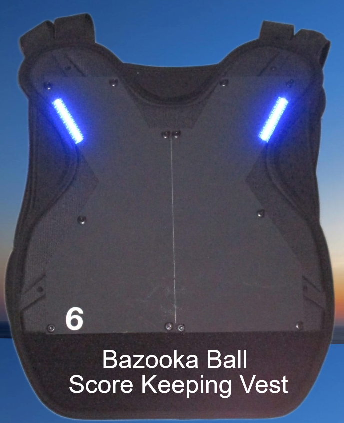 20 Bazooka Ball Score Keeping Vest System